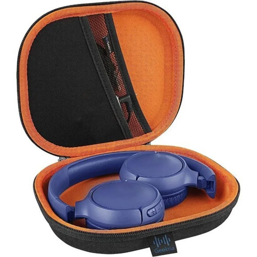 Black‎ Geekria Shield Headphone Case Compatible with JBL Tune with Cable Storage